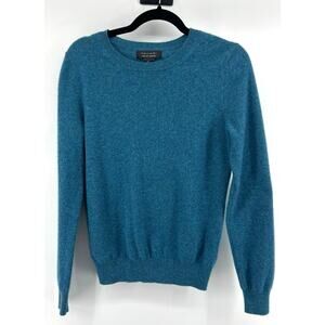 Tahari 2-Ply Cashmere Sweater Pullover Women's Size L Soft Lightweight
